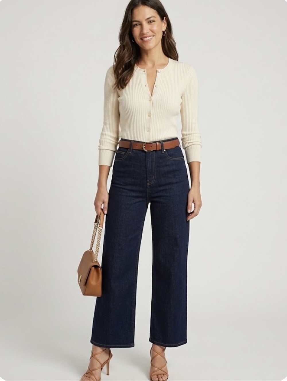 Banana Republic Factory Ultra High Rise Wide Leg Jeans Dark Blue Rinse 31/12 EUC